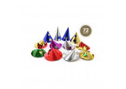 Multi Coloured GALA Party Hats Mid Size 
